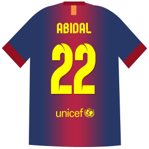 バルサ選手リスト アビダル ｜BlauGrana～バルサコア情報満載