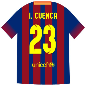 13 14 バルサ選手リスト クエンカ Blaugrana バルサコア情報満載 スペインのサッカークラブfcバルセロナの熱烈ファンサイト